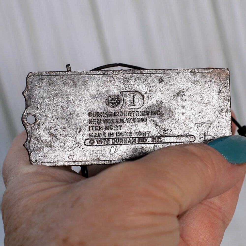 Vintage 1976 Durham Industries Die Cast Metal Miniature Telephone - Picture 7 of 9